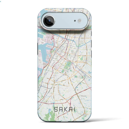 【堺（大阪府）】地図柄iPhoneケース（バックカバータイプ）