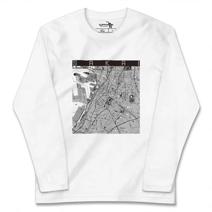 【堺（大阪府）】地図柄ロングスリーブTシャツ