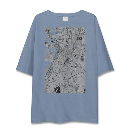 【堺（大阪府）】地図柄ビッグシルエットTシャツ