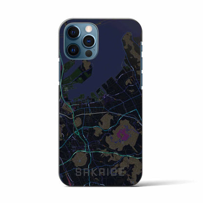 【坂出（香川県）】地図柄iPhoneケース（バックカバータイプ）