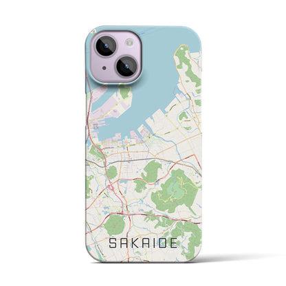 【坂出（香川県）】地図柄iPhoneケース（バックカバータイプ）