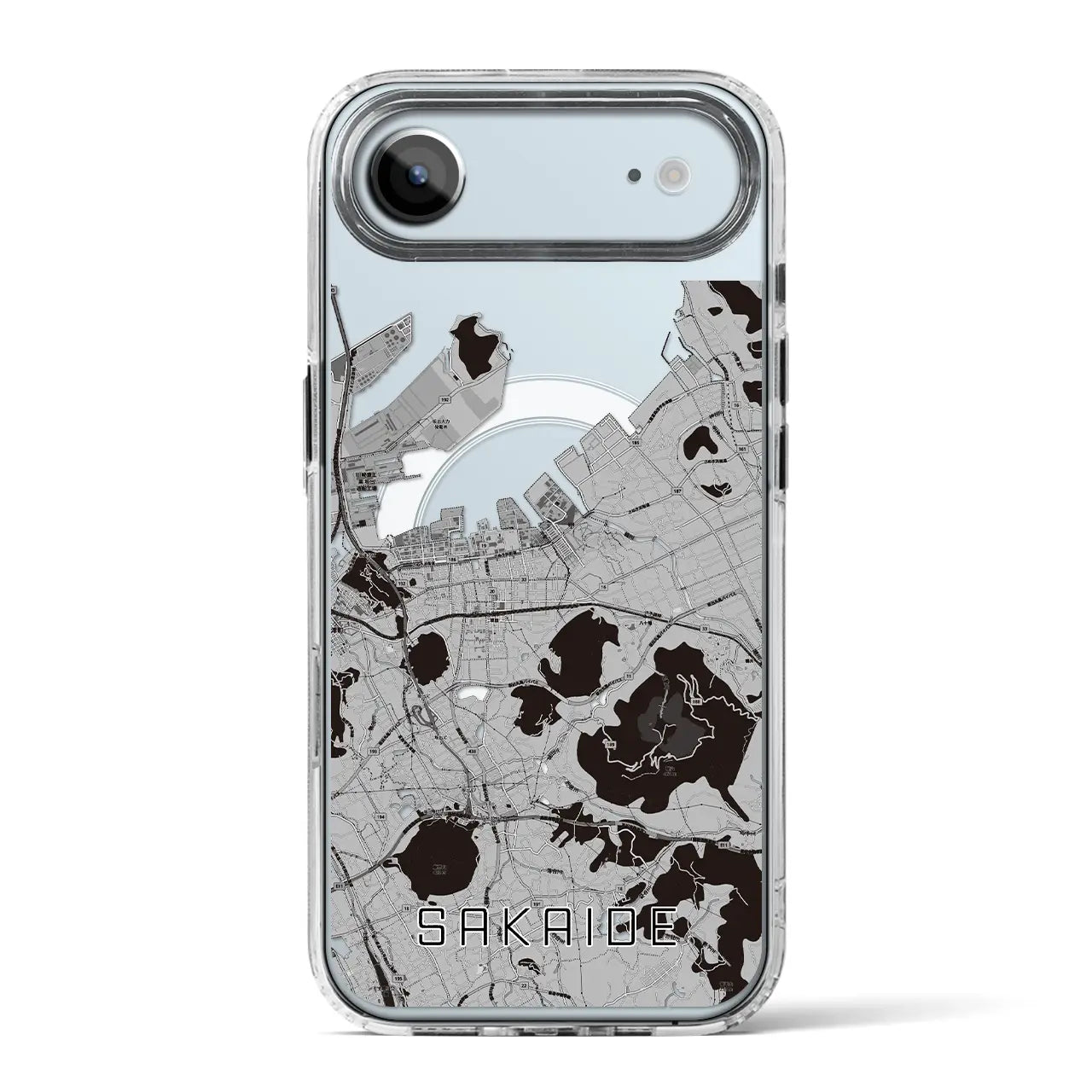 【坂出（香川県）】地図柄iPhoneケース（MagSafeタイプ）