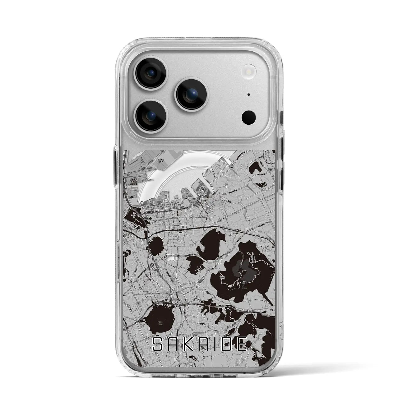 【坂出（香川県）】地図柄iPhoneケース（MagSafeタイプ）