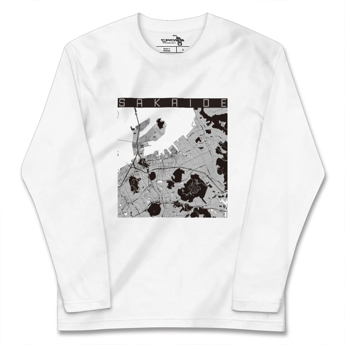 【坂出（香川県）】地図柄ロングスリーブTシャツ