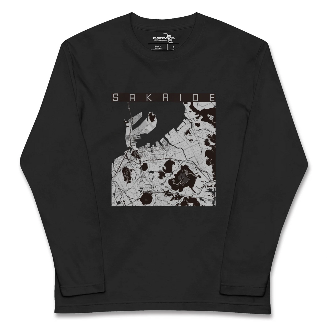 【坂出（香川県）】地図柄ロングスリーブTシャツ