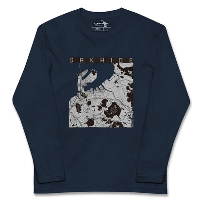 【坂出（香川県）】地図柄ロングスリーブTシャツ