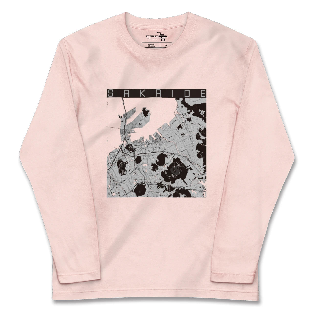 【坂出（香川県）】地図柄ロングスリーブTシャツ
