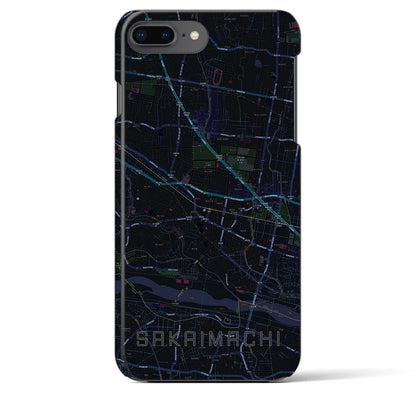 【境町（群馬県）】地図柄iPhoneケース（バックカバータイプ）