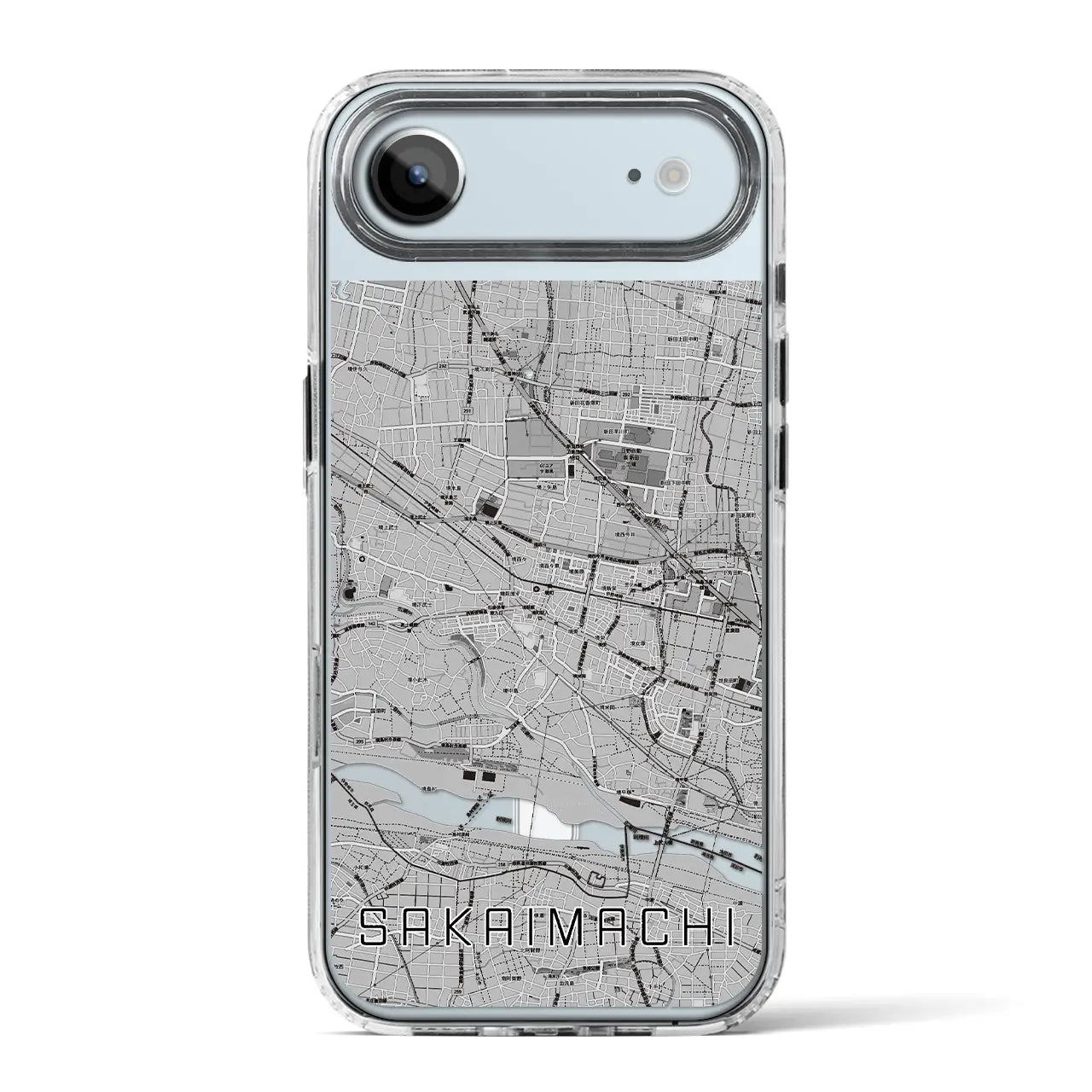 【境町（群馬県）】地図柄iPhoneケース（MagSafeタイプ）