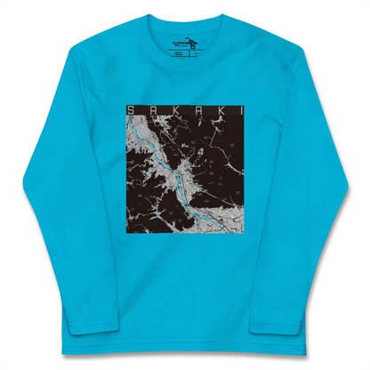 【坂城（長野県）】地図柄ロングスリーブTシャツ