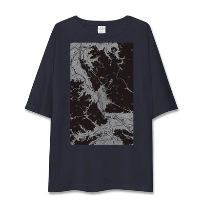 【坂城（長野県）】地図柄ビッグシルエットTシャツ