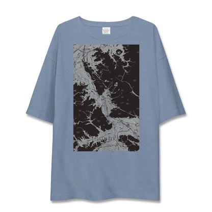 【坂城（長野県）】地図柄ビッグシルエットTシャツ