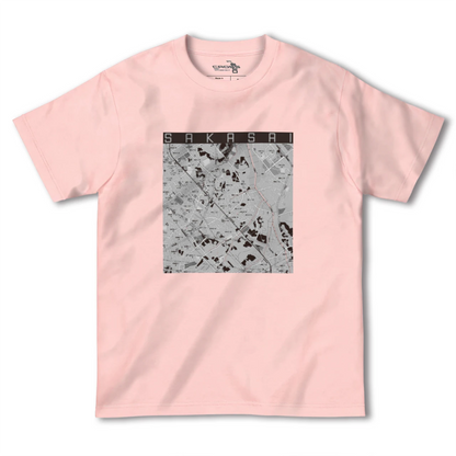 【逆井（千葉県）】地図柄ヘビーウェイトTシャツ