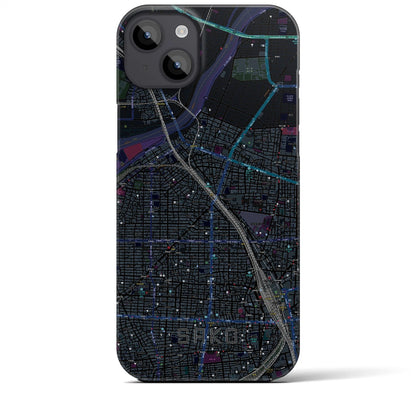 【栄生（愛知県）】地図柄iPhoneケース（バックカバータイプ）