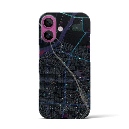 【栄生（愛知県）】地図柄iPhoneケース（バックカバータイプ）