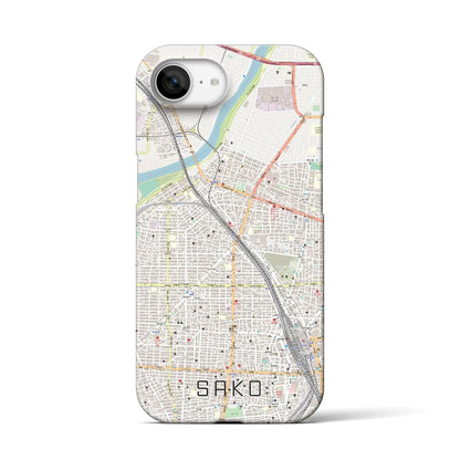 【栄生（愛知県）】地図柄iPhoneケース（バックカバータイプ）