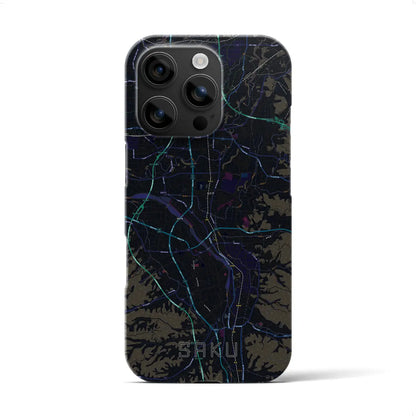 【佐久（長野県）】地図柄iPhoneケース（バックカバータイプ）