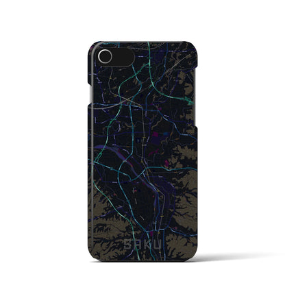 【佐久（長野県）】地図柄iPhoneケース（バックカバータイプ）