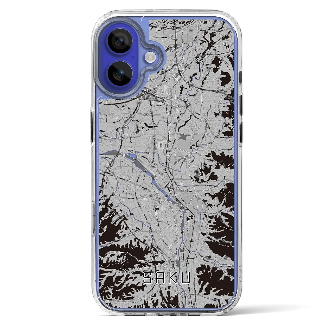 【佐久（長野県）】地図柄iPhoneケース（MagSafeタイプ）