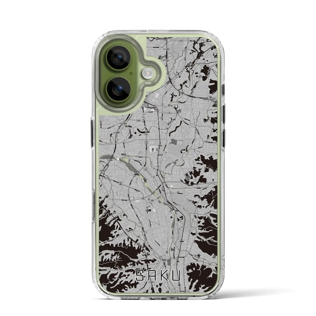 【佐久（長野県）】地図柄iPhoneケース（MagSafeタイプ）