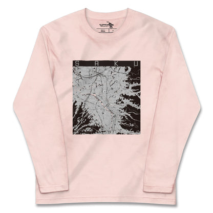【佐久（長野県）】地図柄ロングスリーブTシャツ