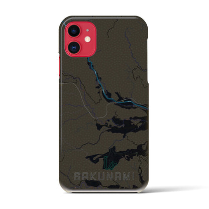 【作並（宮城県）】地図柄iPhoneケース（バックカバータイプ）