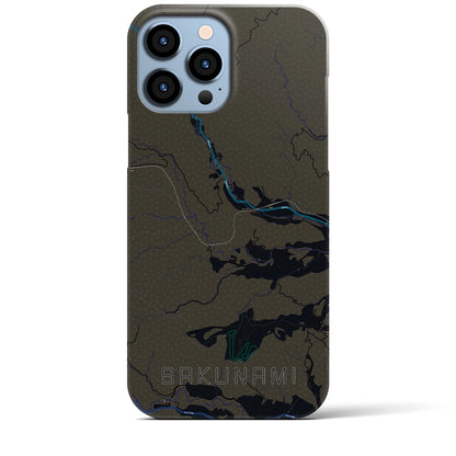 【作並（宮城県）】地図柄iPhoneケース（バックカバータイプ）