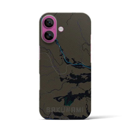 【作並（宮城県）】地図柄iPhoneケース（バックカバータイプ）