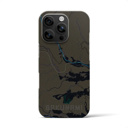 【作並（宮城県）】地図柄iPhoneケース（バックカバータイプ）