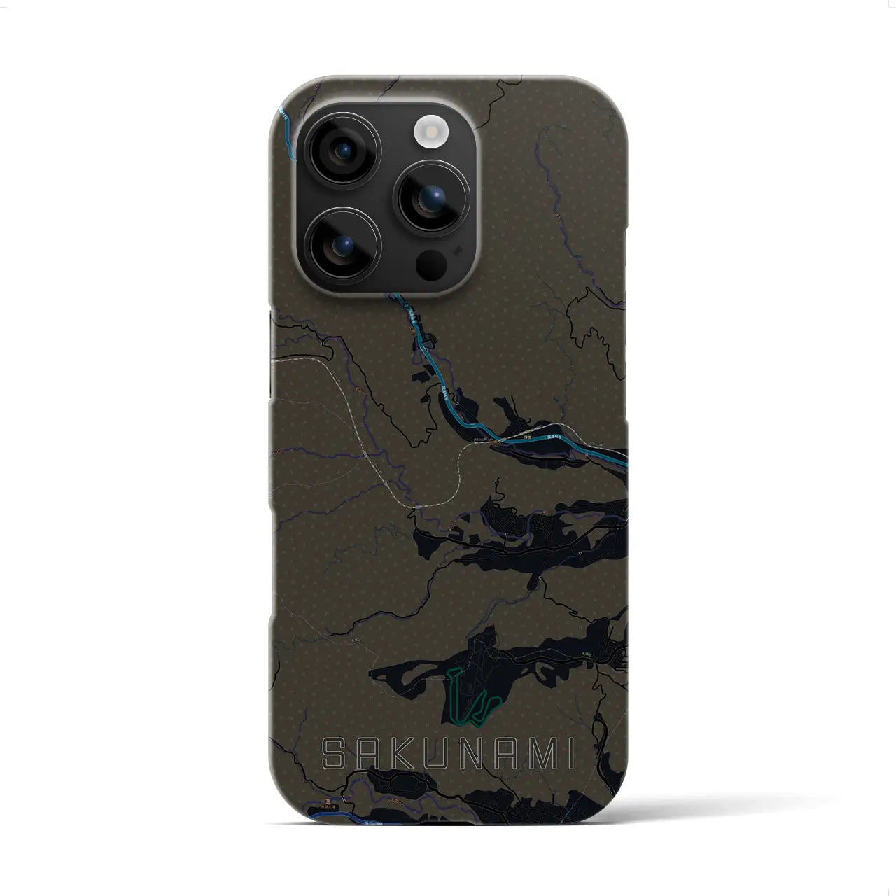 【作並（宮城県）】地図柄iPhoneケース（バックカバータイプ）