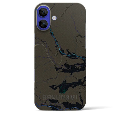 【作並（宮城県）】地図柄iPhoneケース（バックカバータイプ）