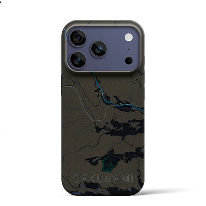 【作並（宮城県）】地図柄iPhoneケース（バックカバータイプ）