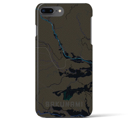 【作並（宮城県）】地図柄iPhoneケース（バックカバータイプ）