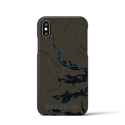 【作並（宮城県）】地図柄iPhoneケース（バックカバータイプ）