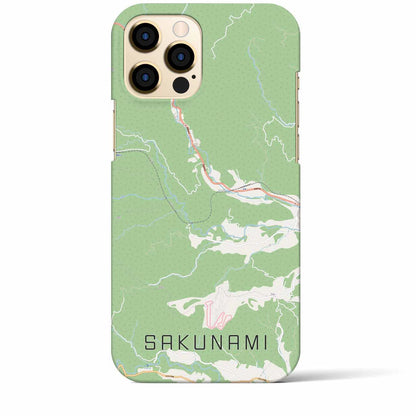 【作並（宮城県）】地図柄iPhoneケース（バックカバータイプ）