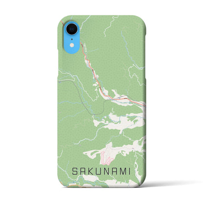 【作並（宮城県）】地図柄iPhoneケース（バックカバータイプ）