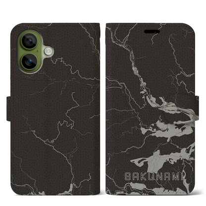 【作並（宮城県）】地図柄iPhoneケース（手帳タイプ）