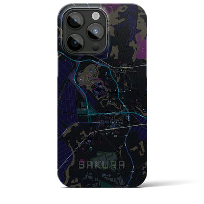 【佐倉（千葉県）】地図柄iPhoneケース（バックカバータイプ）