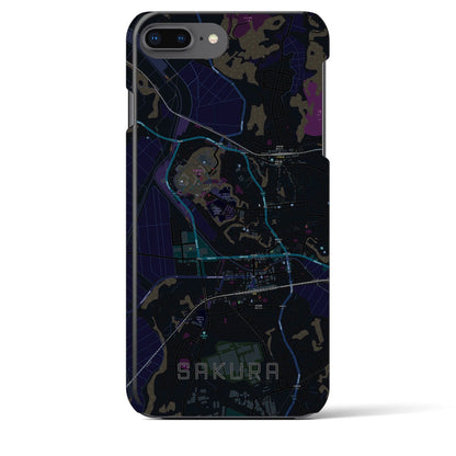 【佐倉（千葉県）】地図柄iPhoneケース（バックカバータイプ）