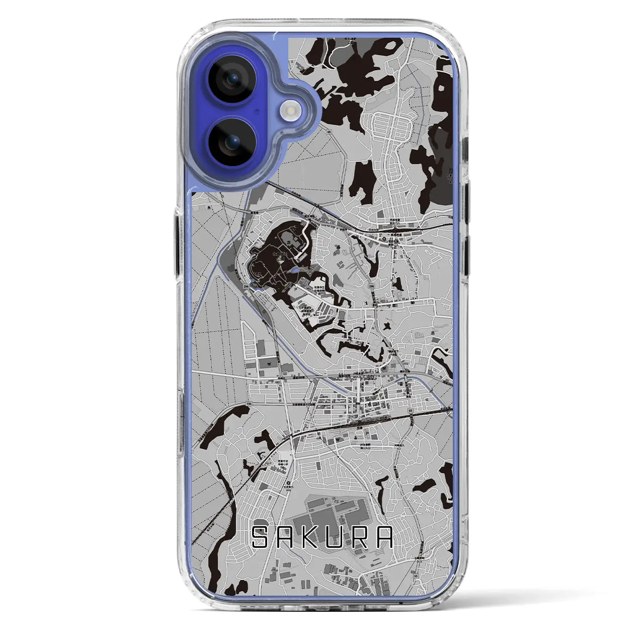 【佐倉（千葉県）】地図柄iPhoneケース（MagSafeタイプ）