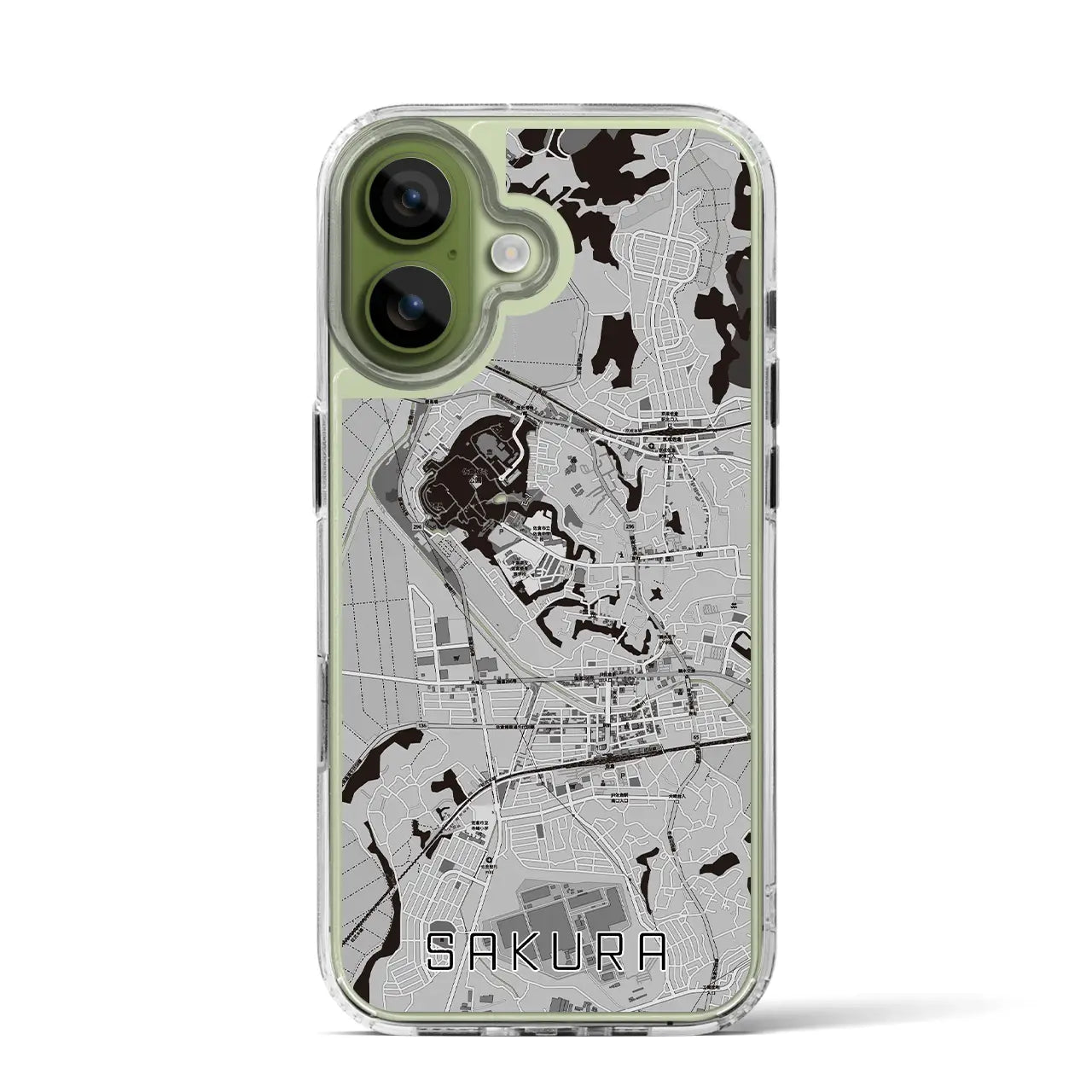 【佐倉（千葉県）】地図柄iPhoneケース（MagSafeタイプ）