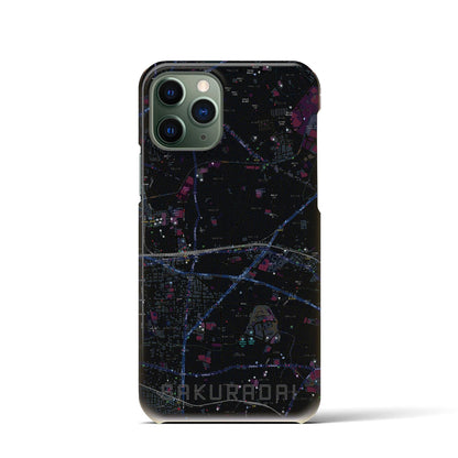 【桜台（東京都）】地図柄iPhoneケース（バックカバータイプ）