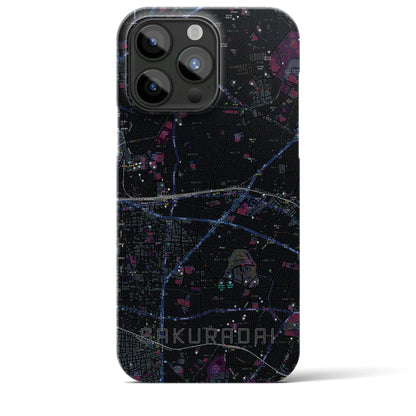 【桜台（東京都）】地図柄iPhoneケース（バックカバータイプ）