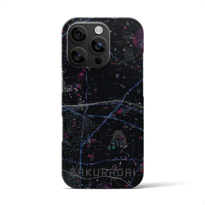 【桜台（東京都）】地図柄iPhoneケース（バックカバータイプ）