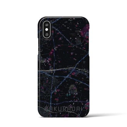 【桜台（東京都）】地図柄iPhoneケース（バックカバータイプ）