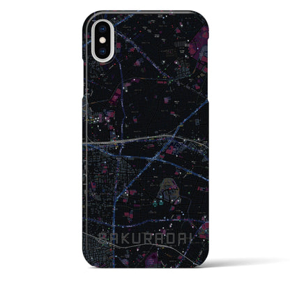 【桜台（東京都）】地図柄iPhoneケース（バックカバータイプ）