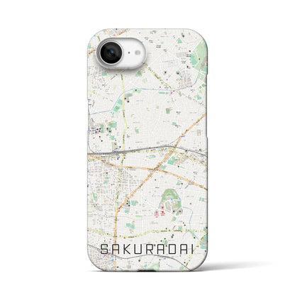 【桜台（東京都）】地図柄iPhoneケース（バックカバータイプ）