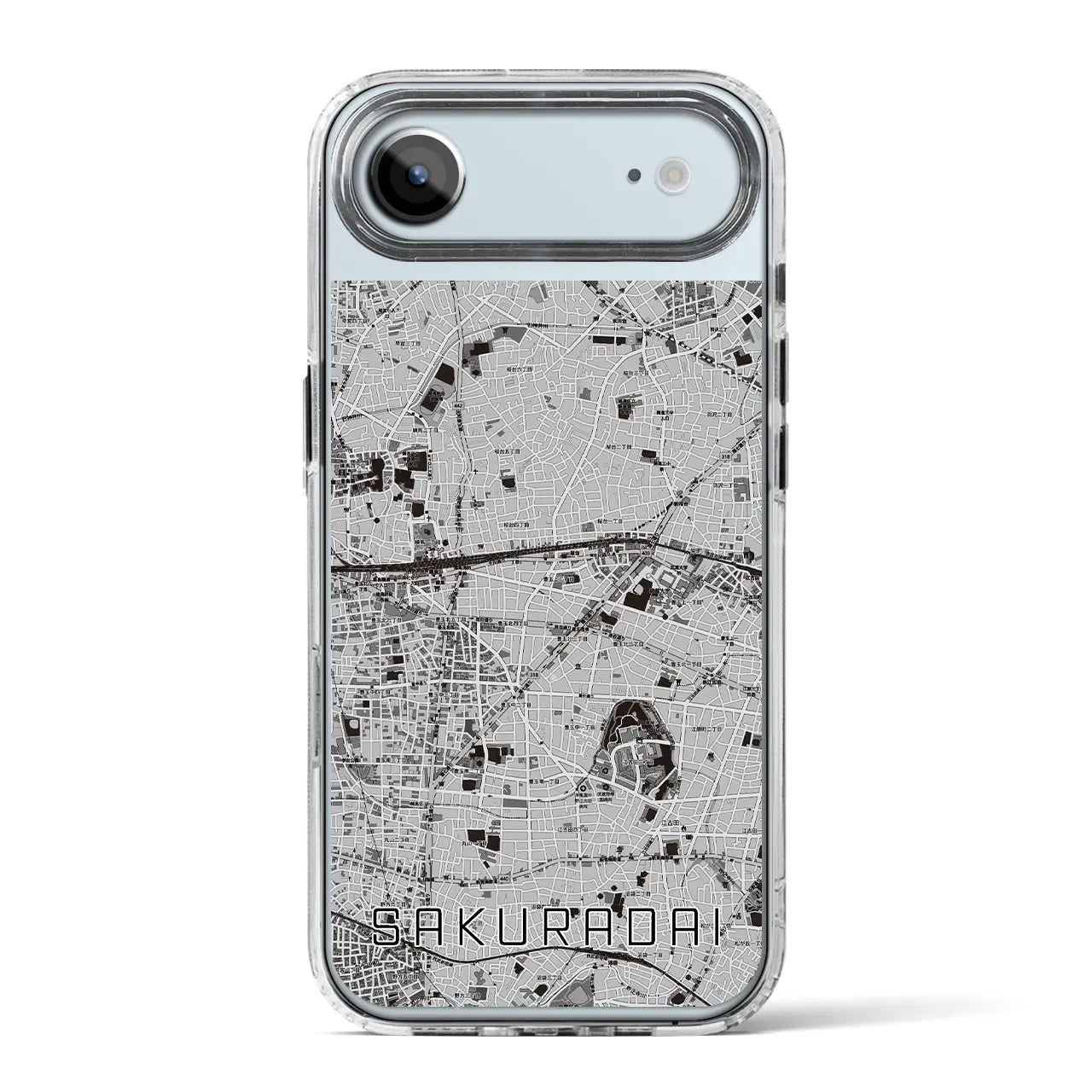 【桜台（東京都）】地図柄iPhoneケース（MagSafeタイプ）