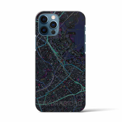 【桜木町（神奈川県）】地図柄iPhoneケース（バックカバータイプ）