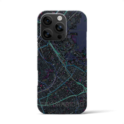 【桜木町（神奈川県）】地図柄iPhoneケース（バックカバータイプ）